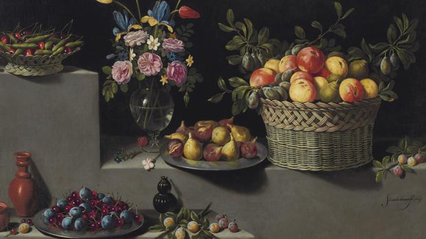«Bodegón con flores y frutas», de Juan van der Hamen